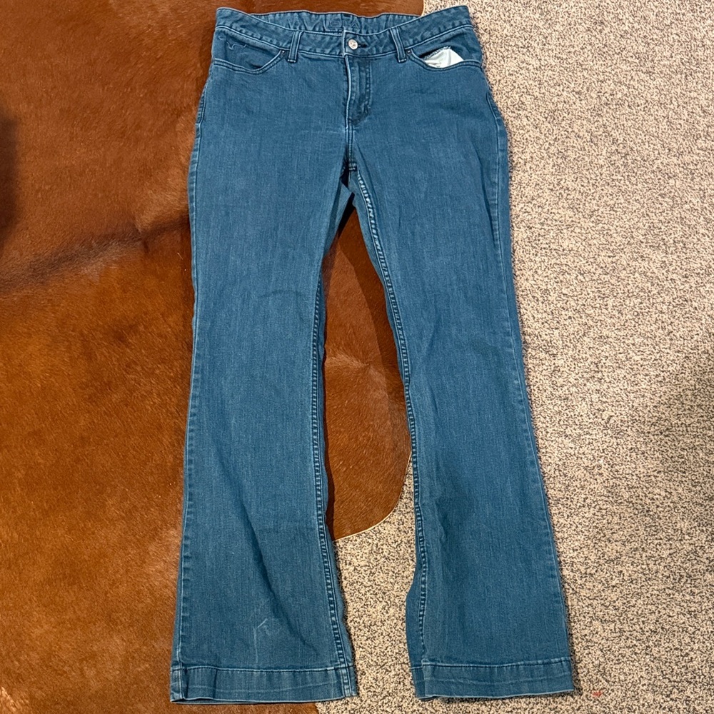 Kimes Ranch Women's Flare Jeans in Deep Blue